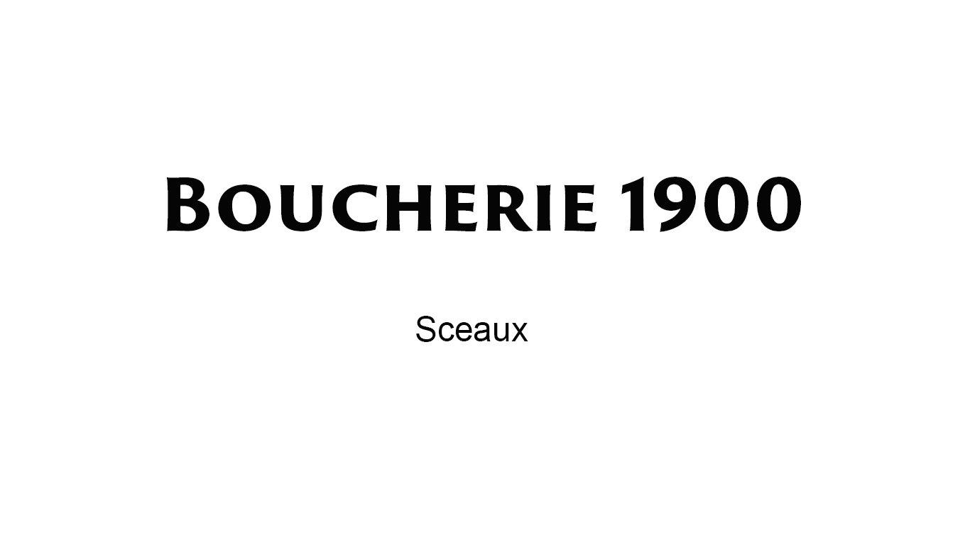Boucherie 1900