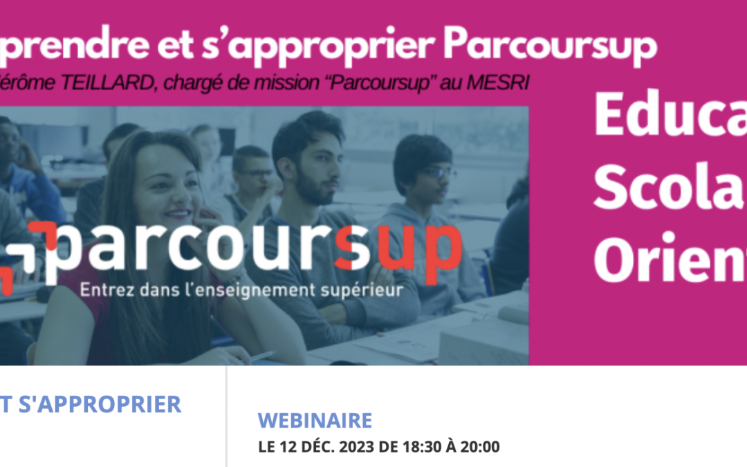 Webinaire parcoursup